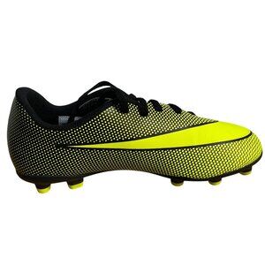 Nike Fr Bravata ll FG Soccer Cleats Size 3Y Boy Girl Black Volt Yellow Colorway